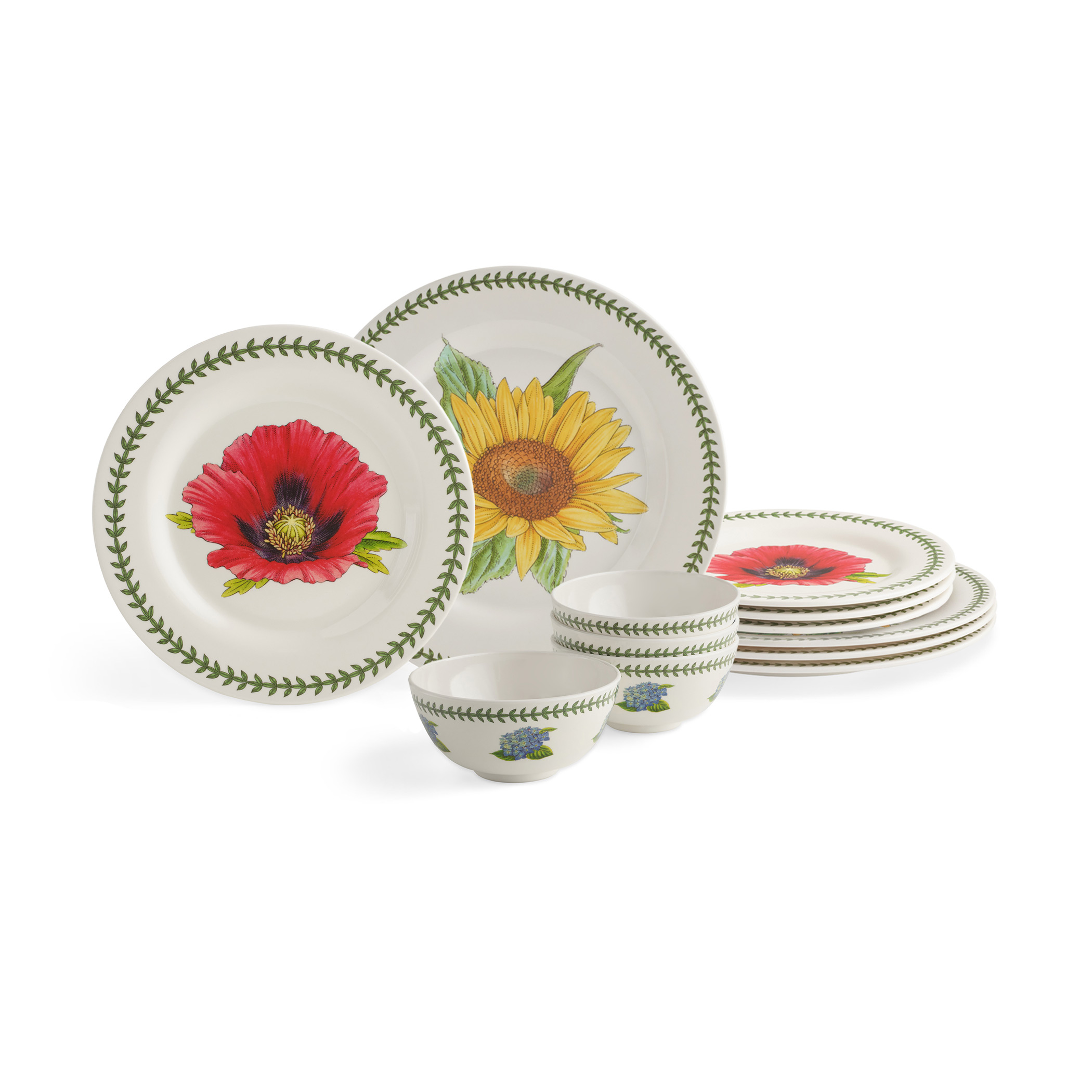 Botanic Garden 12 Piece Melamine Set image number null